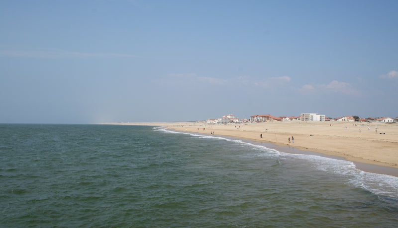 Plage et vagues à Hossegor, spot de surf des Landes