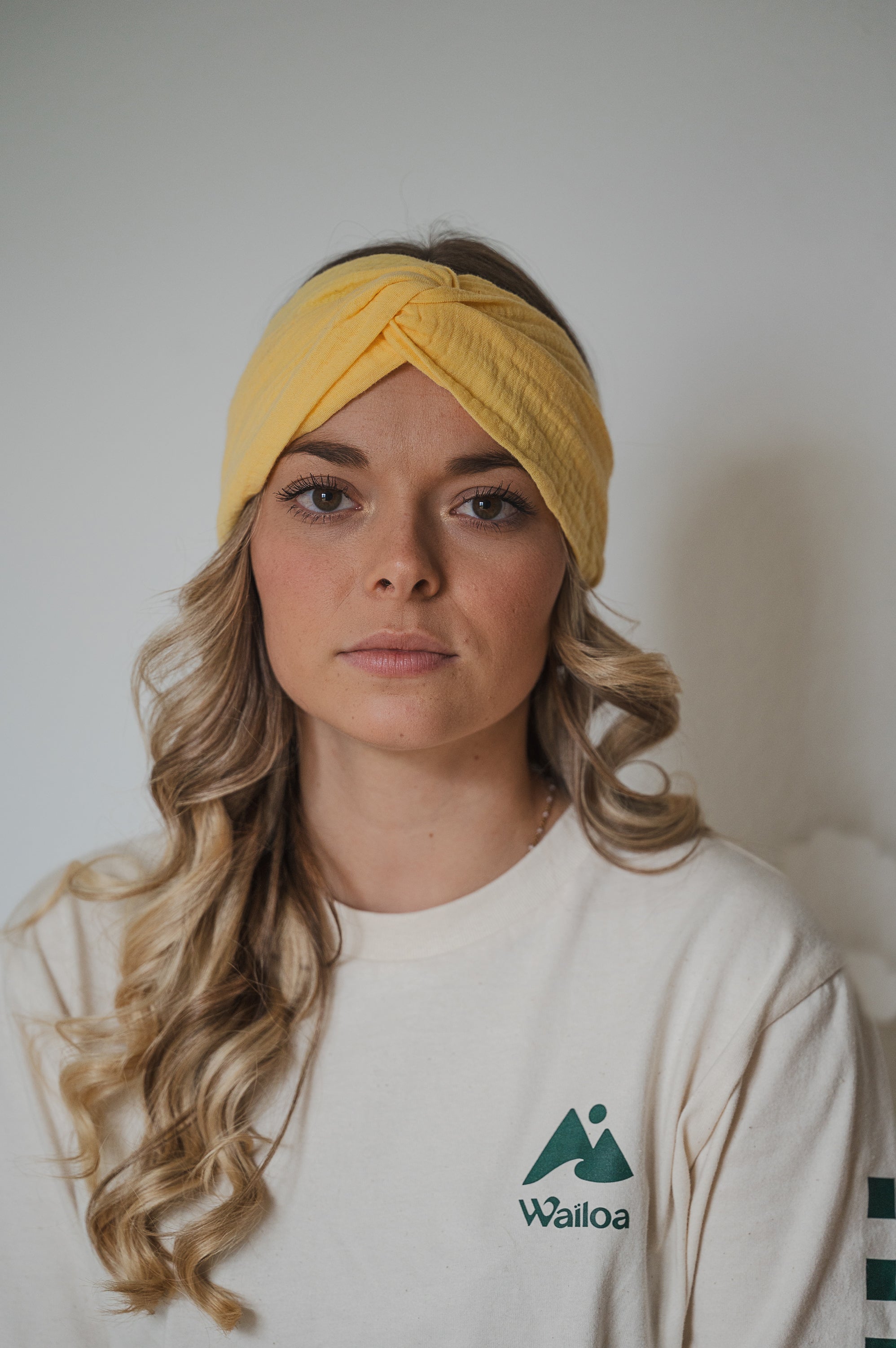 Bandeau Aïnoa jaune vif Waïloa