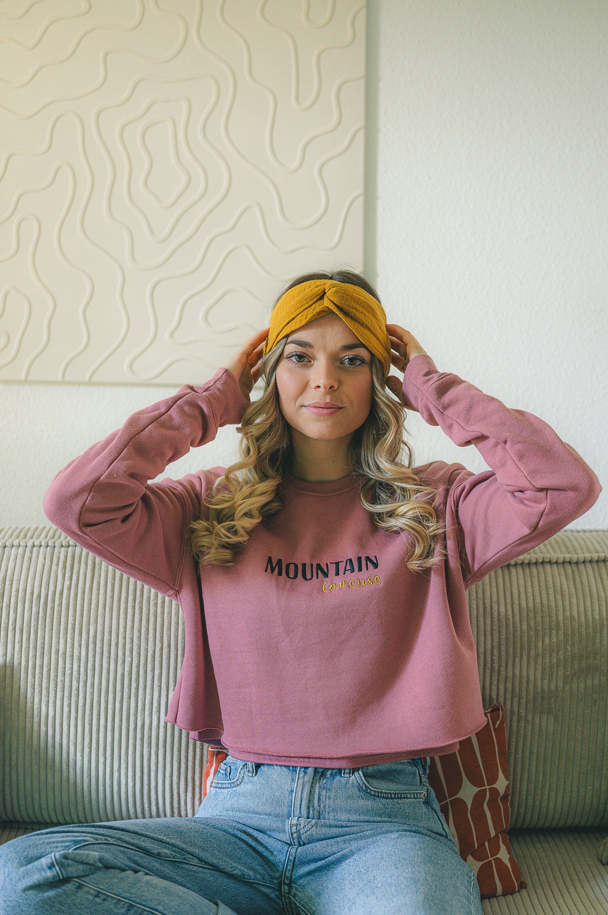 Bandeau Aïnoa moutarde Waïloa