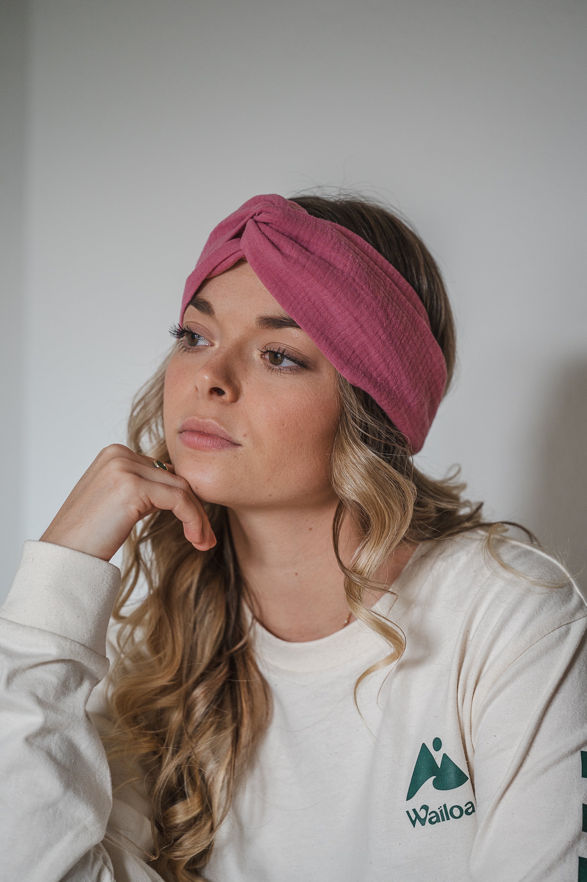 Bandeau Aïnoa rose Waïloa