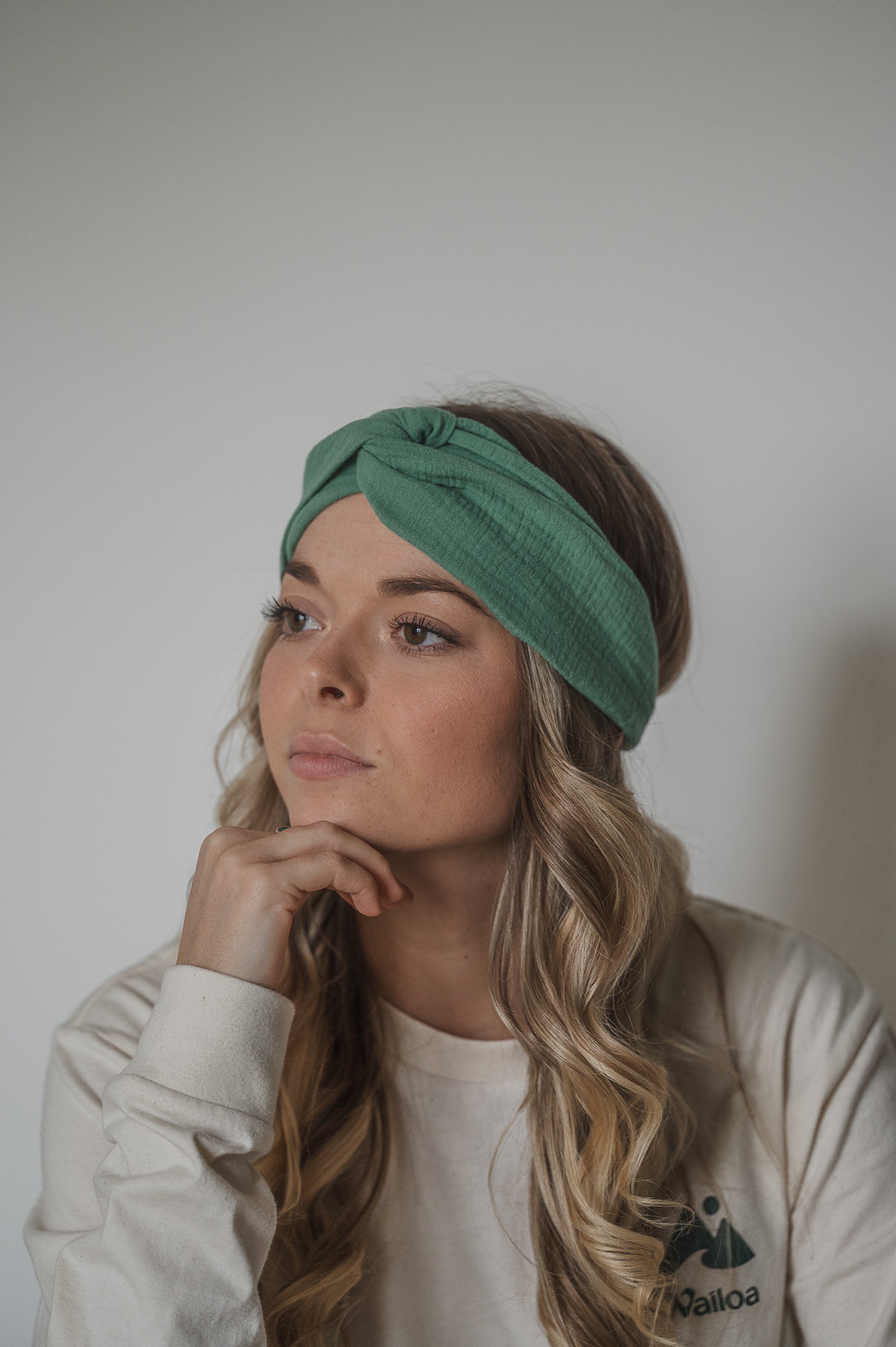 Bandeau Aïnoa vert mousse Waïloa