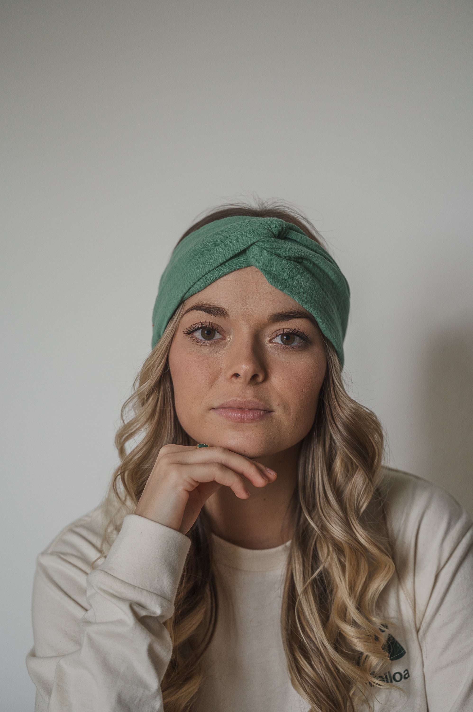 Bandeau Aïnoa vert mousse Waïloa