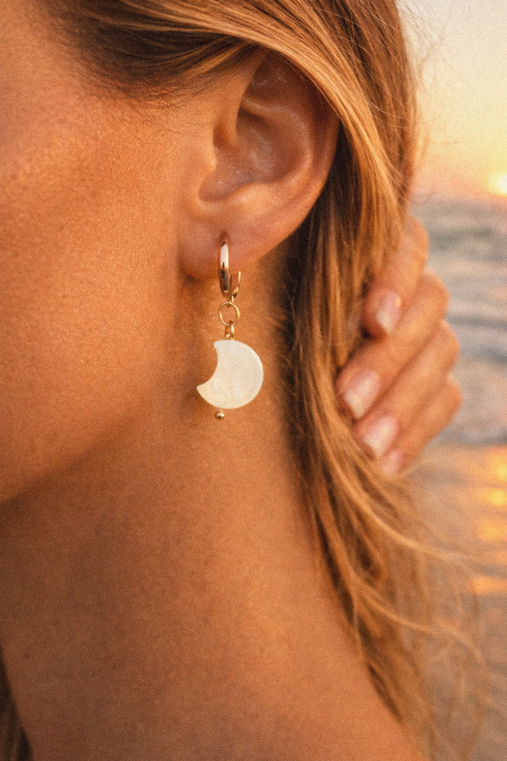 Boucles d'oreilles Lune - Waïloa