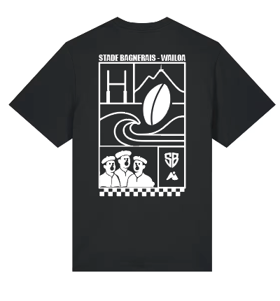 Pack 2pcs. : Sweat + T-shirt Collab' NOIR