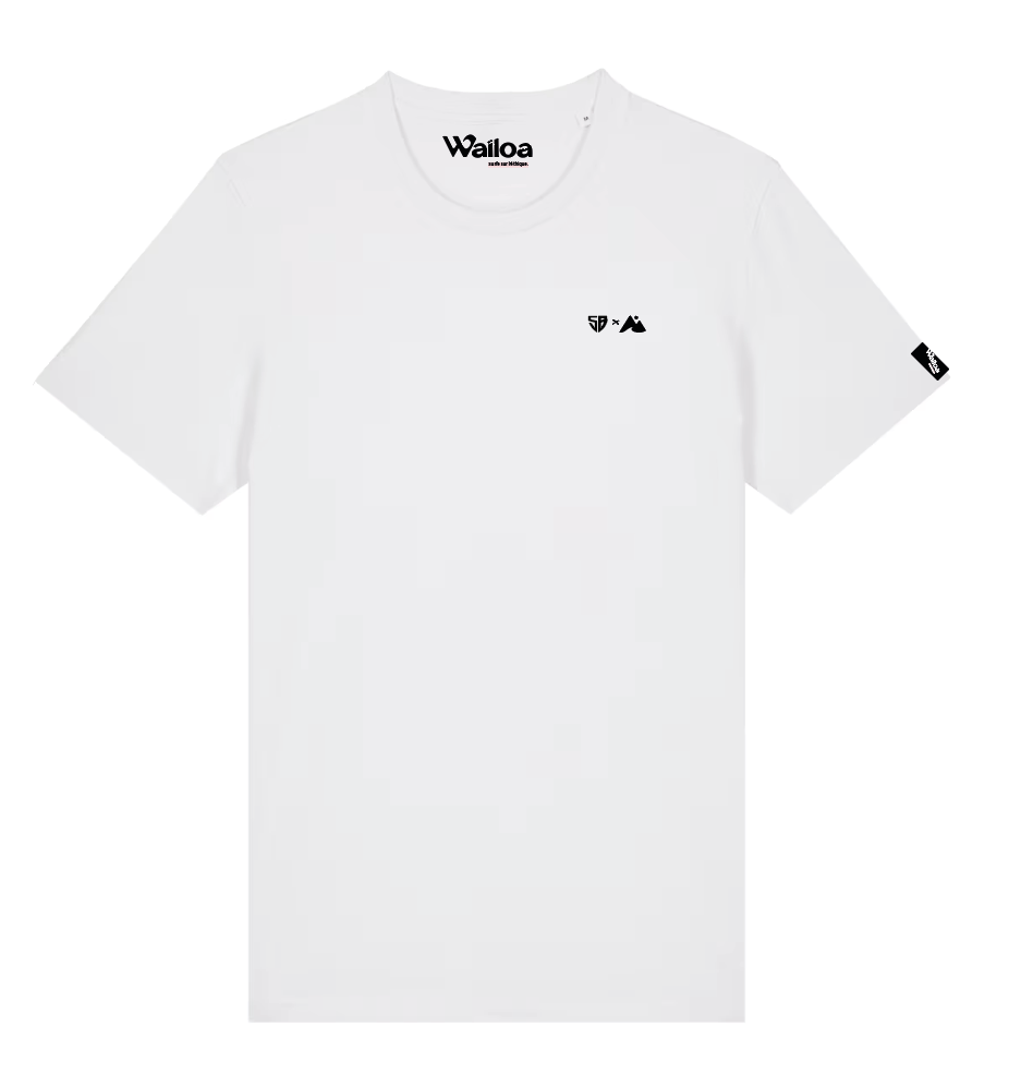 T-shirt Basic Collab' blanc Stade B.
