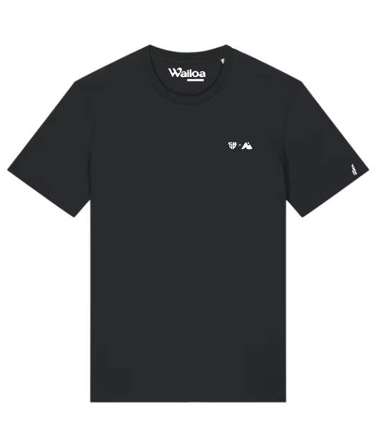 T-shirt Basic Collab' noir/blanc Stade B.