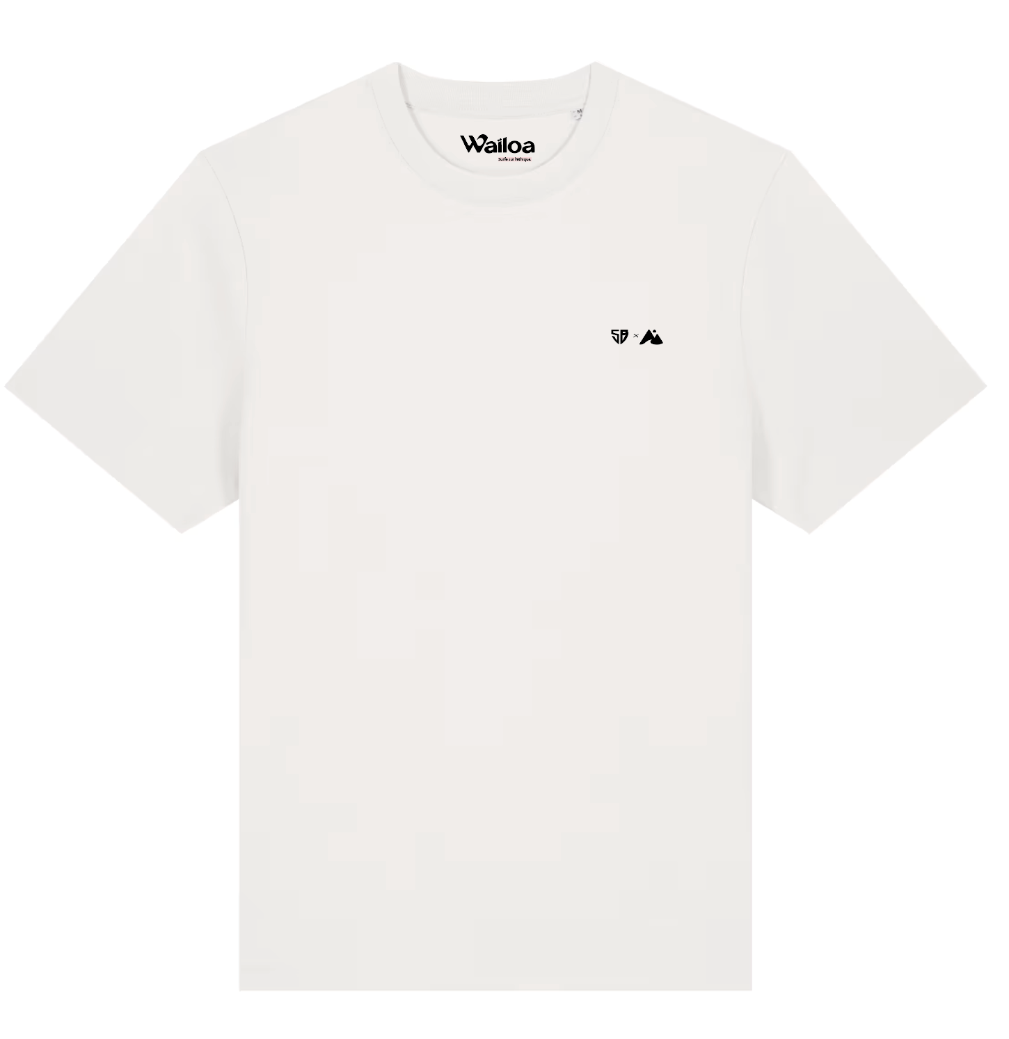 T-shirt oversize Capsule écru/noir Stade B.