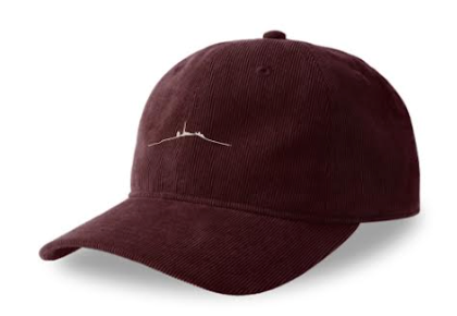 PRÉCOMMANDE - Casquette velours côtelé Pic du Midi bordeaux Waïloa