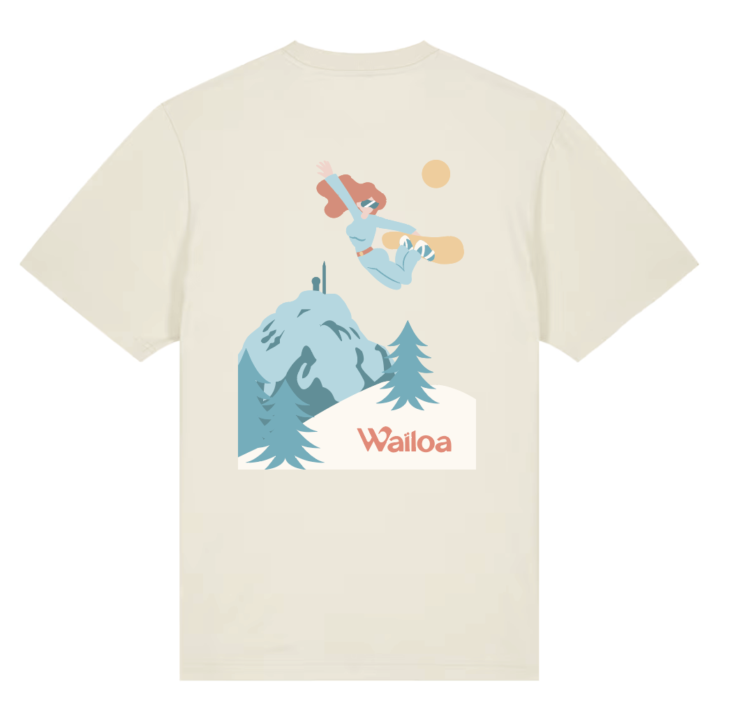 PRÉCOMMANDE - T-shirt oversize Snow Waïloa