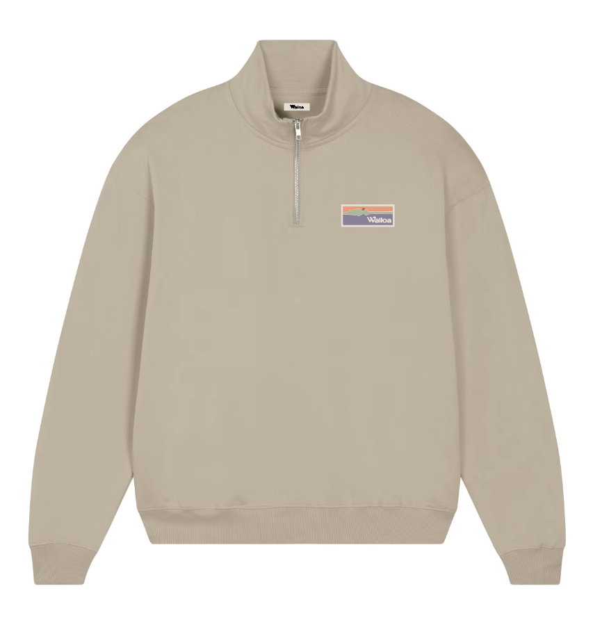 PRÉCOMMANDE - Pull col camioneur beige Waïloa