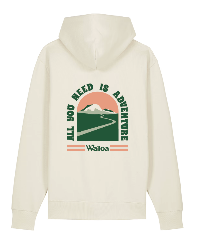 PRÉCOMMANDE - Sweat All you need is adventure écru Waïloa