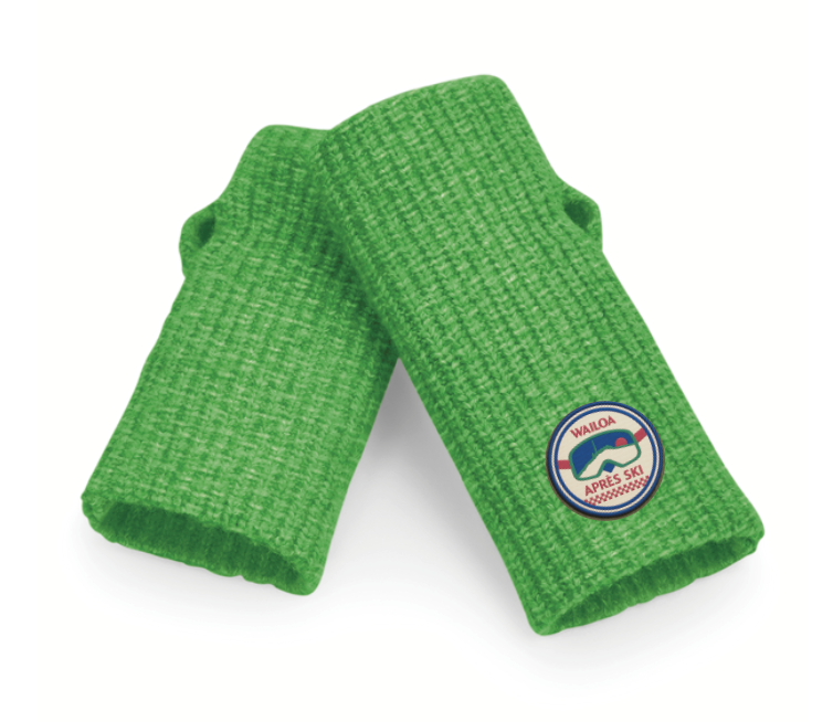 PRÉCOMMANDE : Mitaines Après-ski vert Waïloa