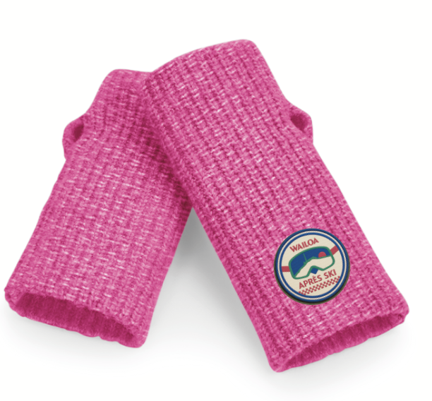 PRÉCOMMANDE : Mitaines Après-ski rose Waïloa