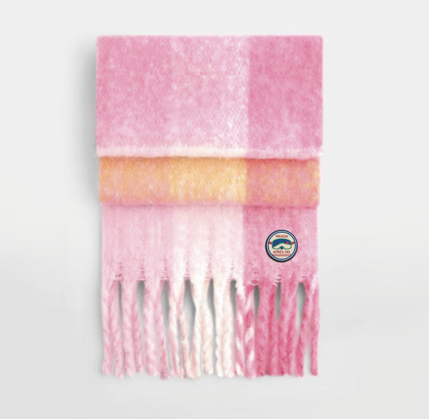 PRÉCOMMANDE : Écharpe Après-ski Rose Waïloa
