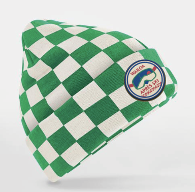 PRÉCOMMANDE : Bonnet Damier Après-ski Vert/Écru Waïloa