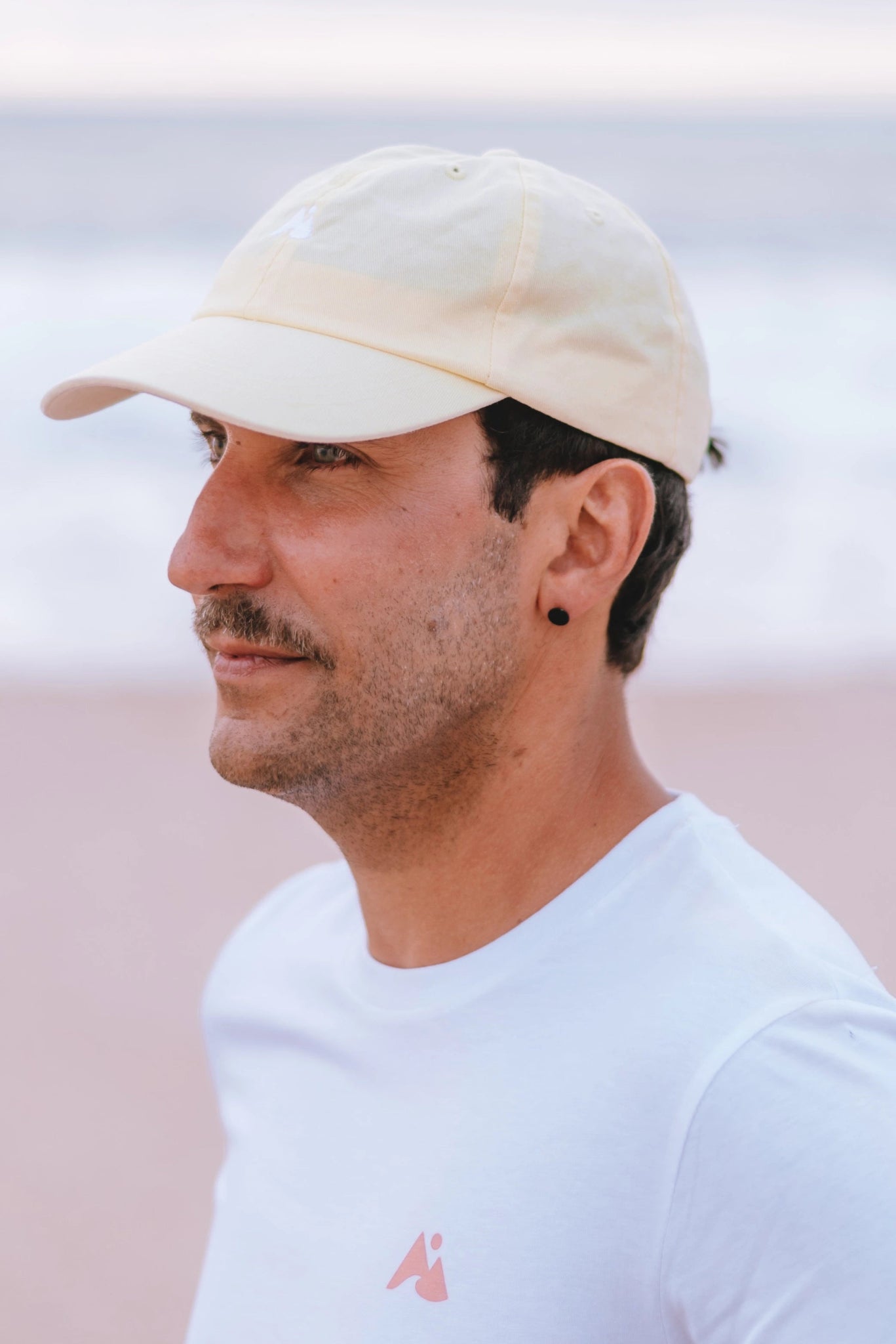 Casquette coton jaune pastel Almira - Waïloa