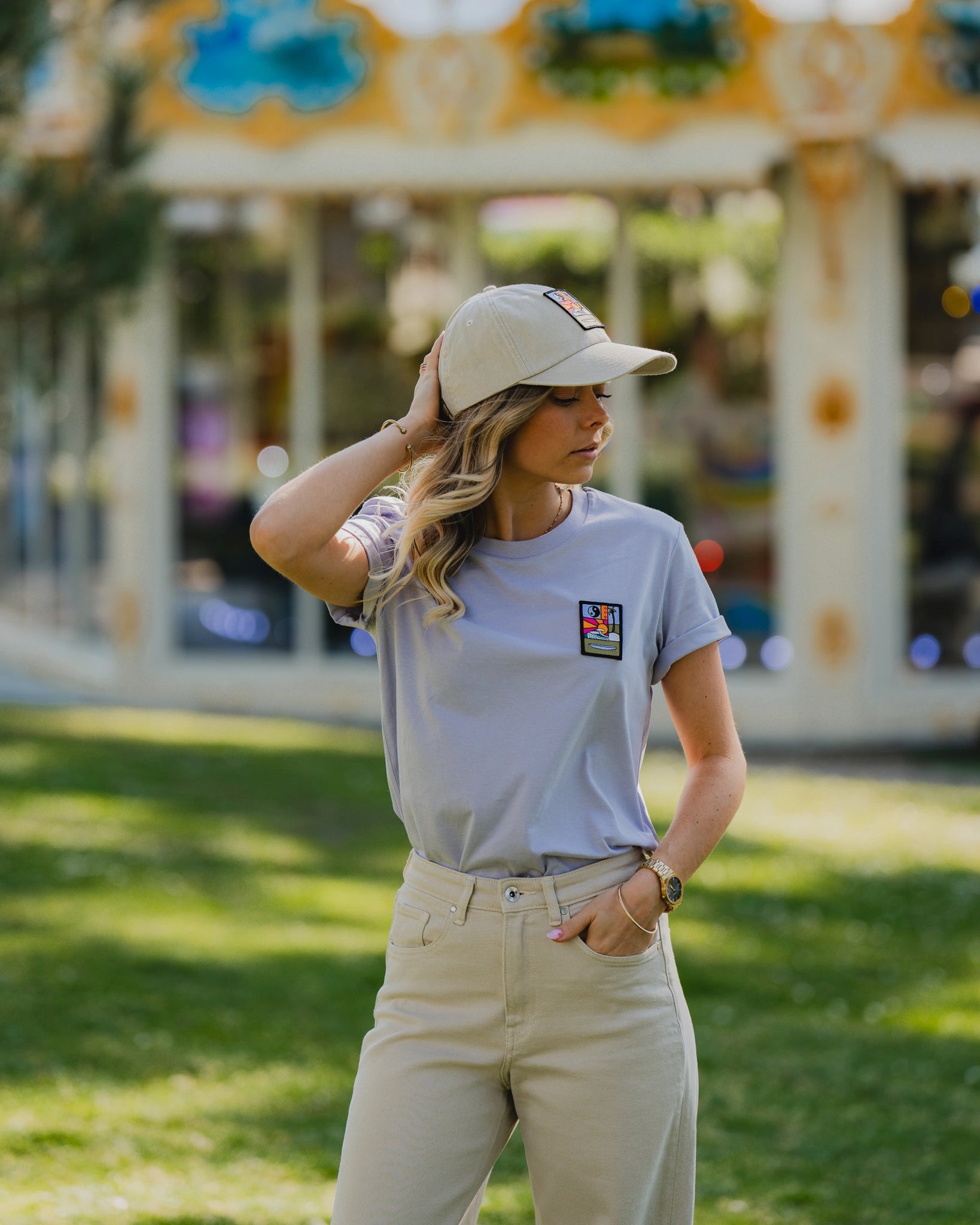 Casquette écru Joy