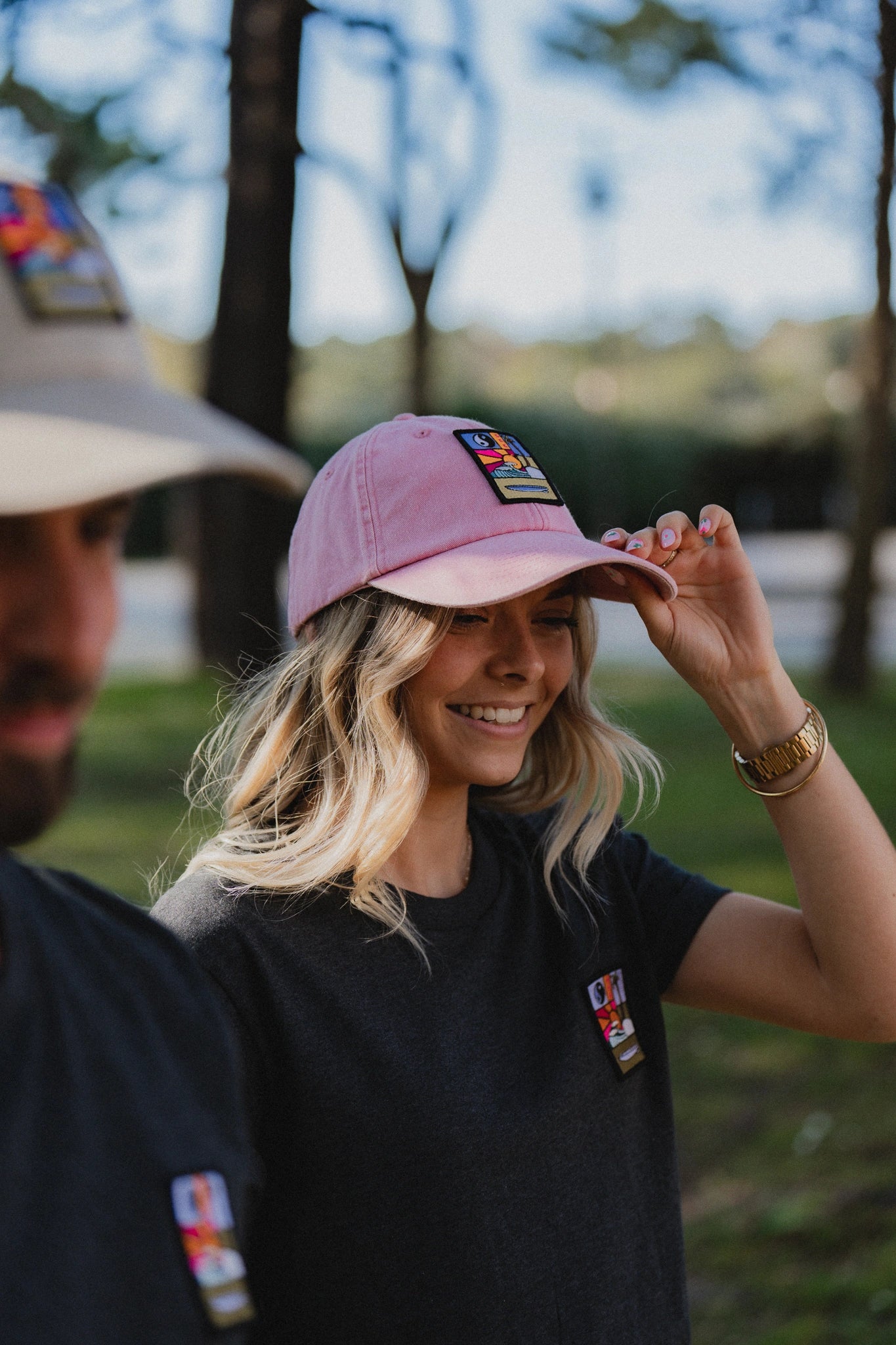 Casquette rose Joy
