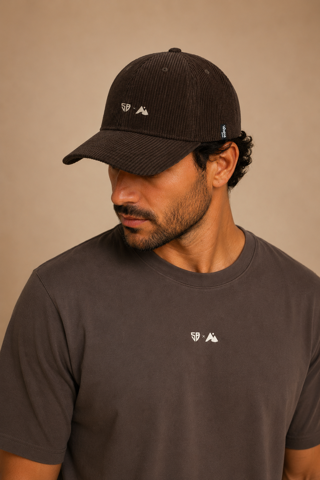 Casquette Velours Collab’ marron Stade B.