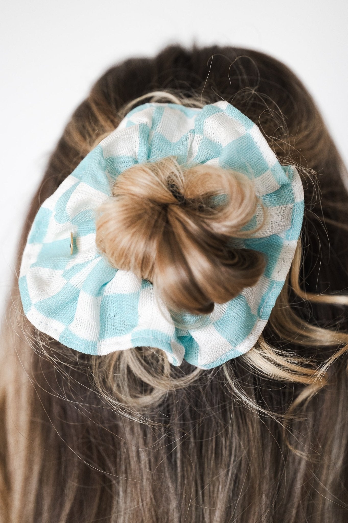 Chouchou Damier bleu - Waïloa