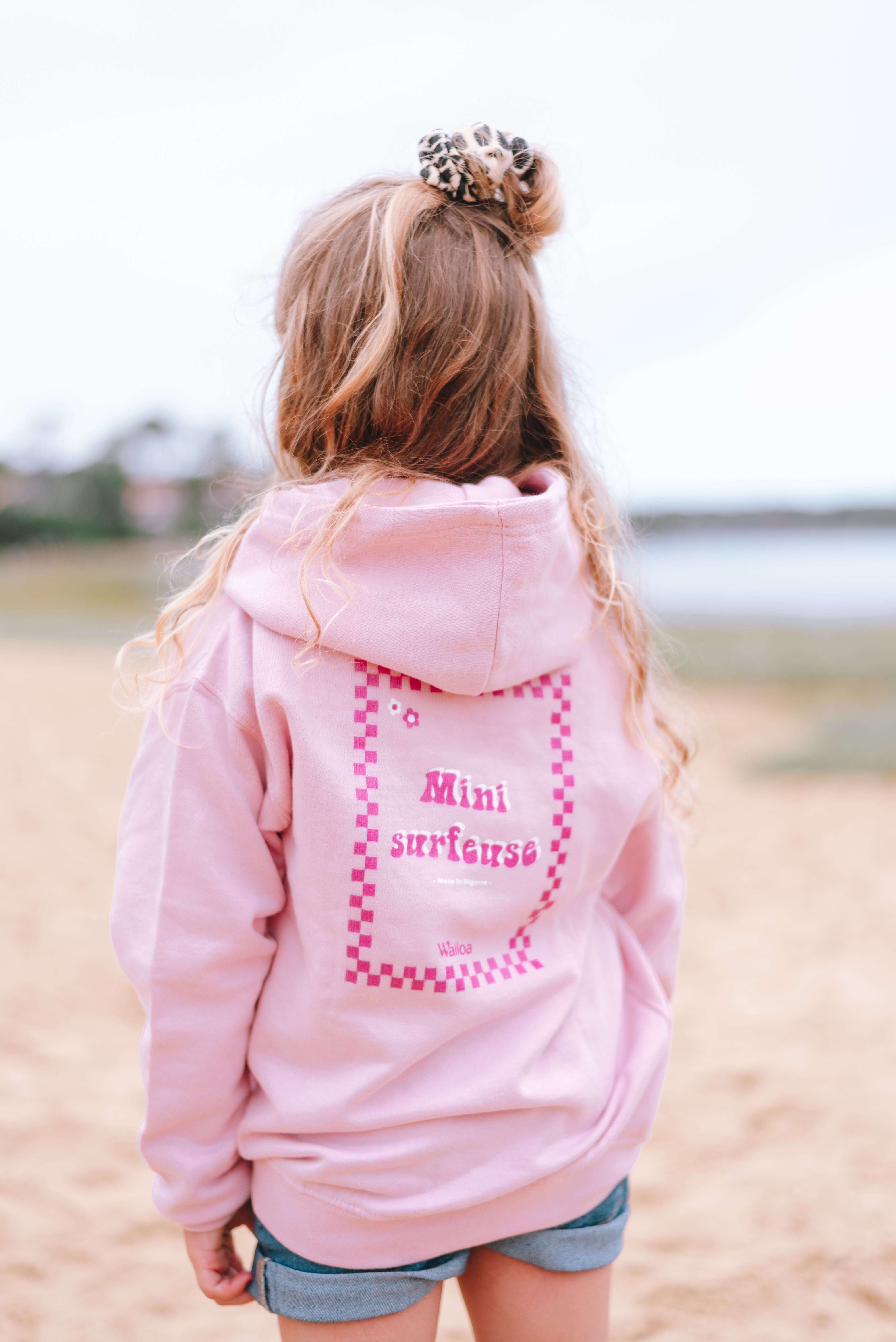 Sweat Mini surfeuse rose
