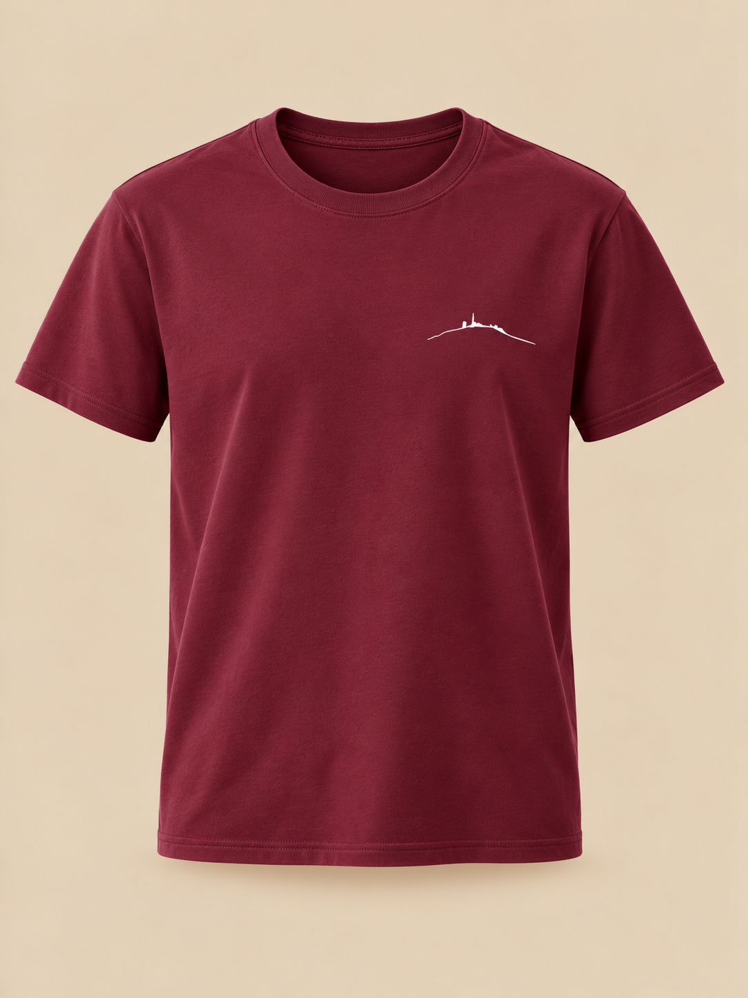 T-shirt Pic bordeaux