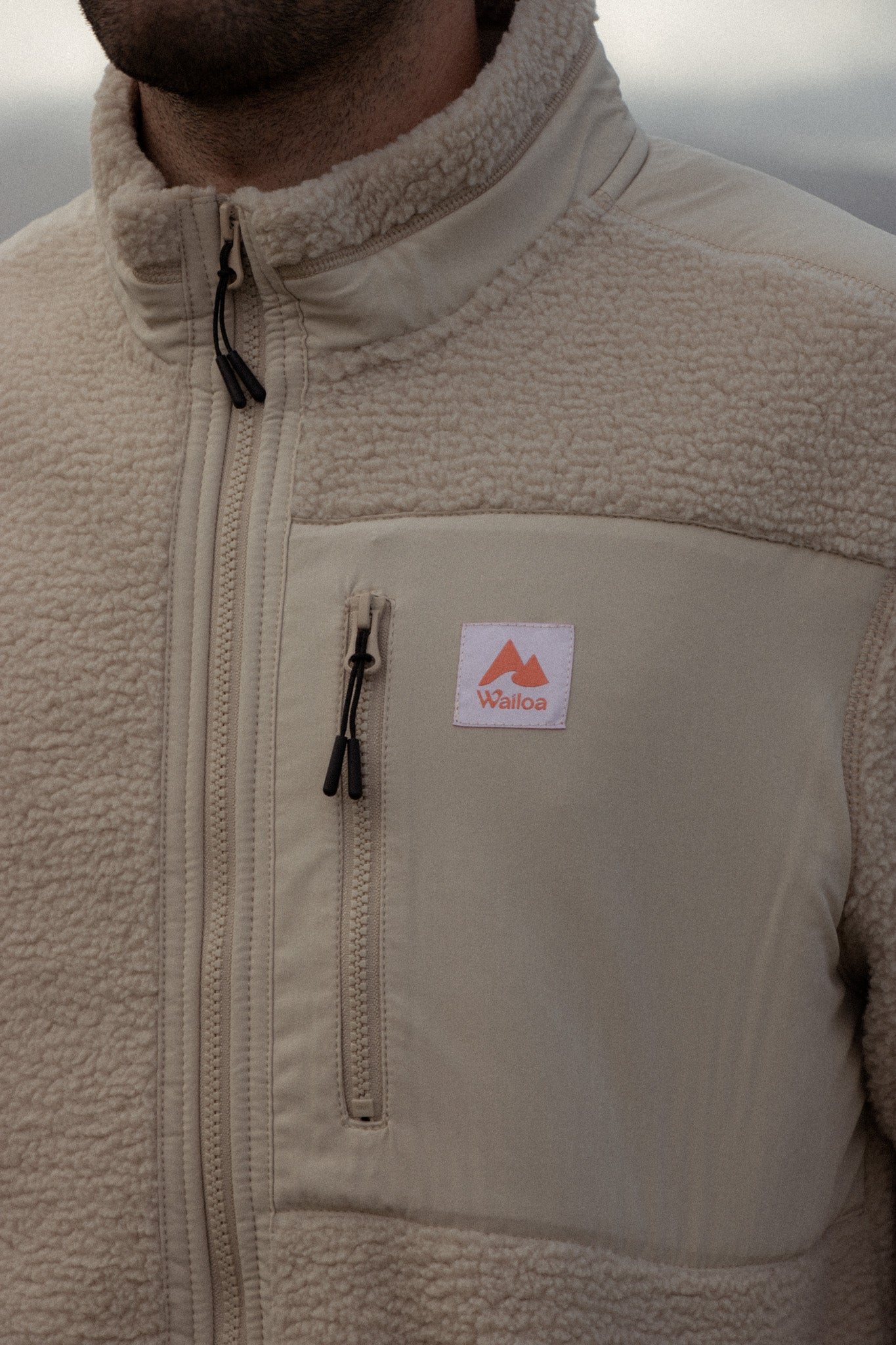 Polaire beige Midi - Waïloa