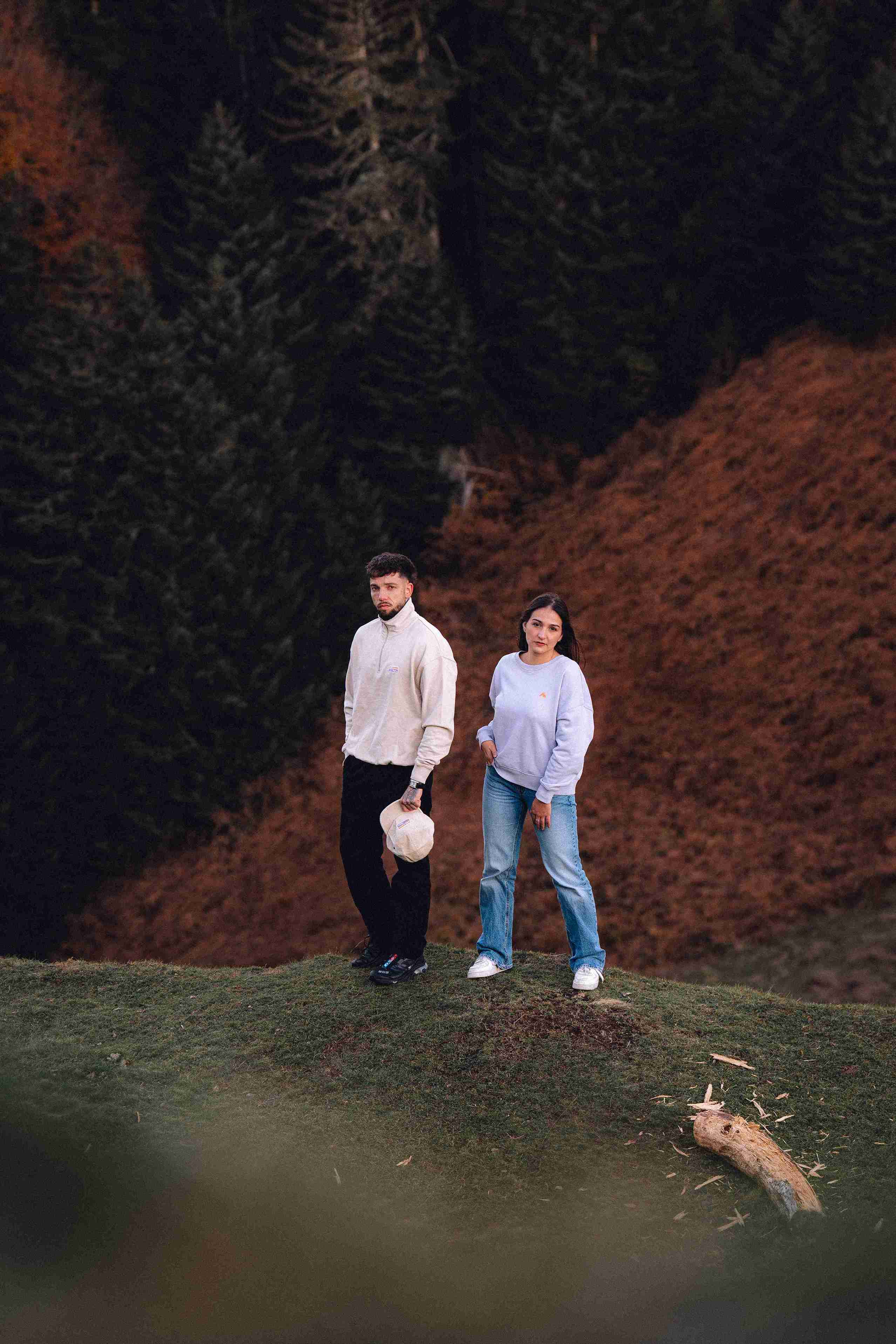 Pull col camioneur Montis beige