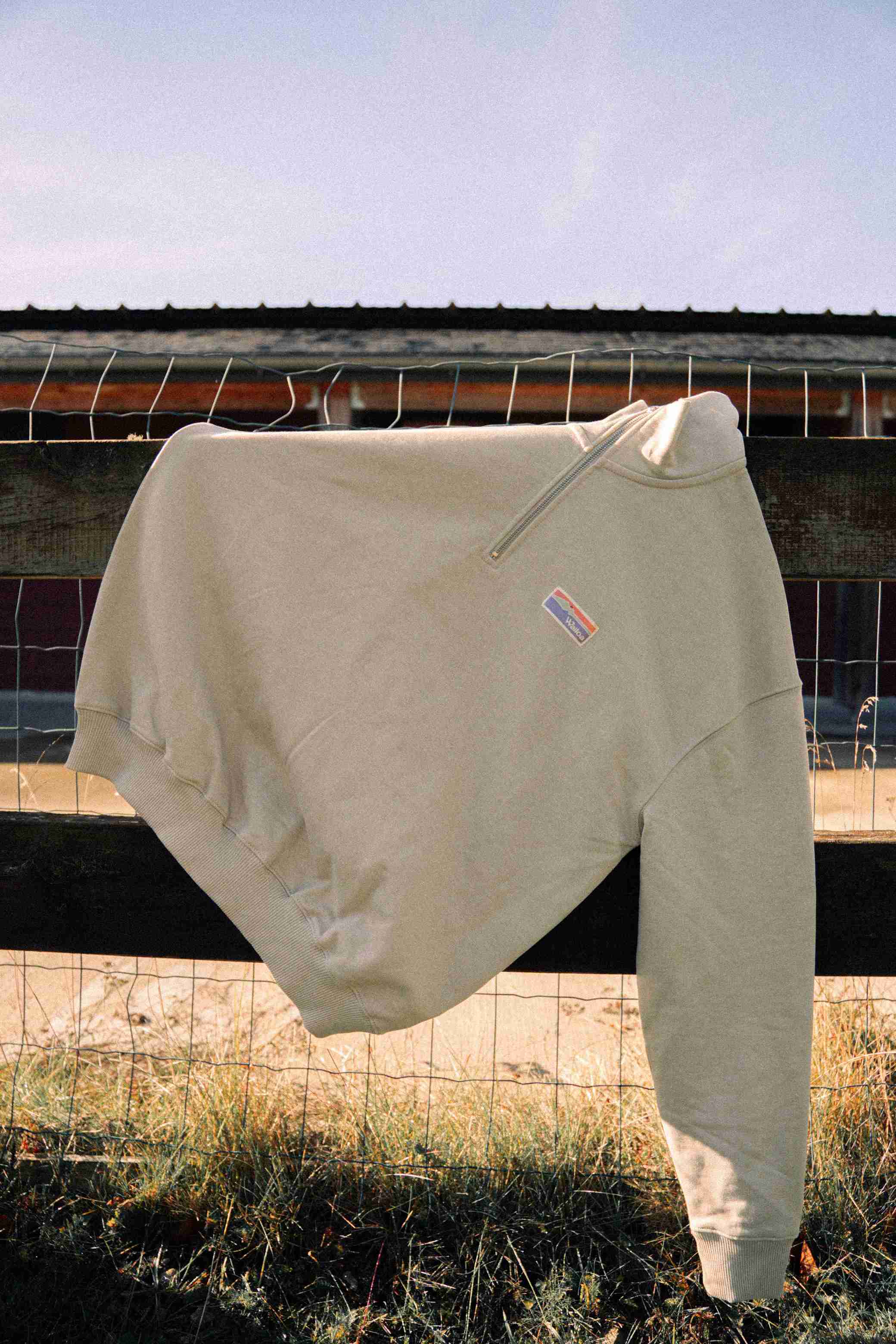 Pull col camioneur Montis beige
