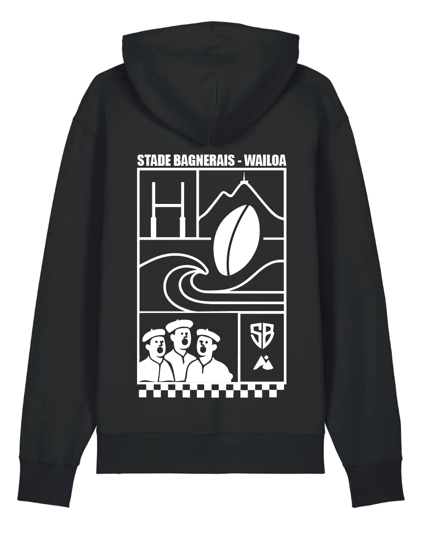 Pack 4pcs. : Sweat + T-shirt + Casquette + Bonnet Vert Stade B. - Waïloa