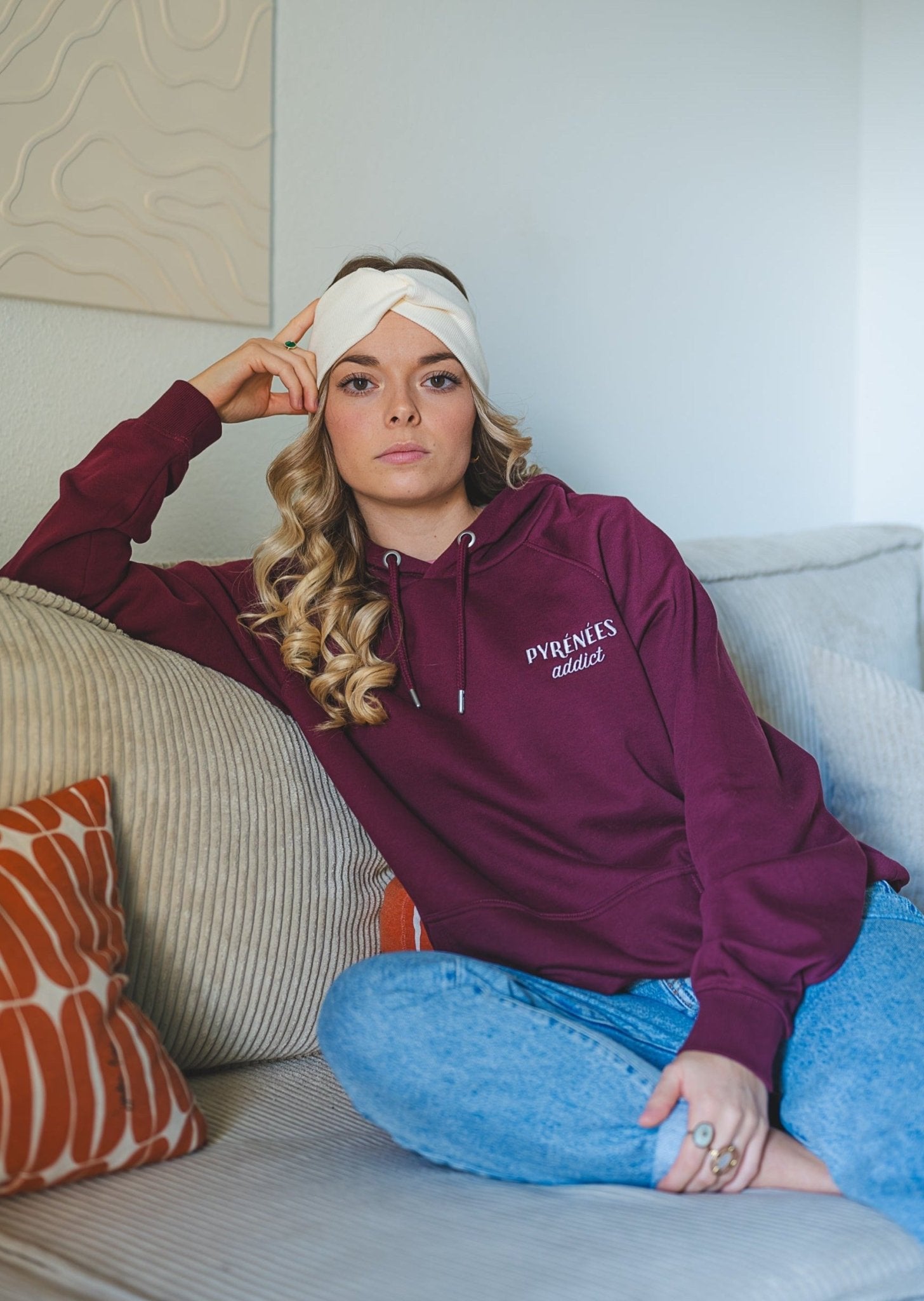 Sweat à capuche bio Pyrénées Addict - Waïloa