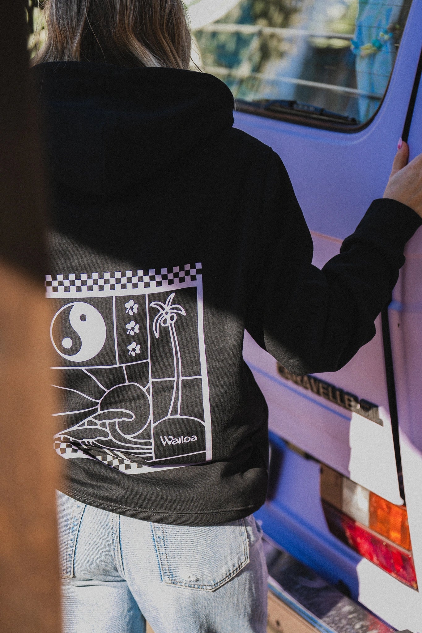 Sweat noir Soléa Waïloa