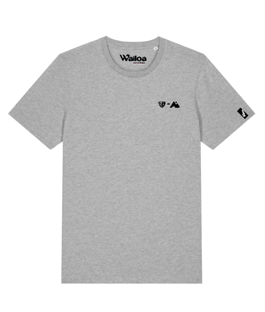 T-shirt Basic Collab' gris Stade B. Waïloa