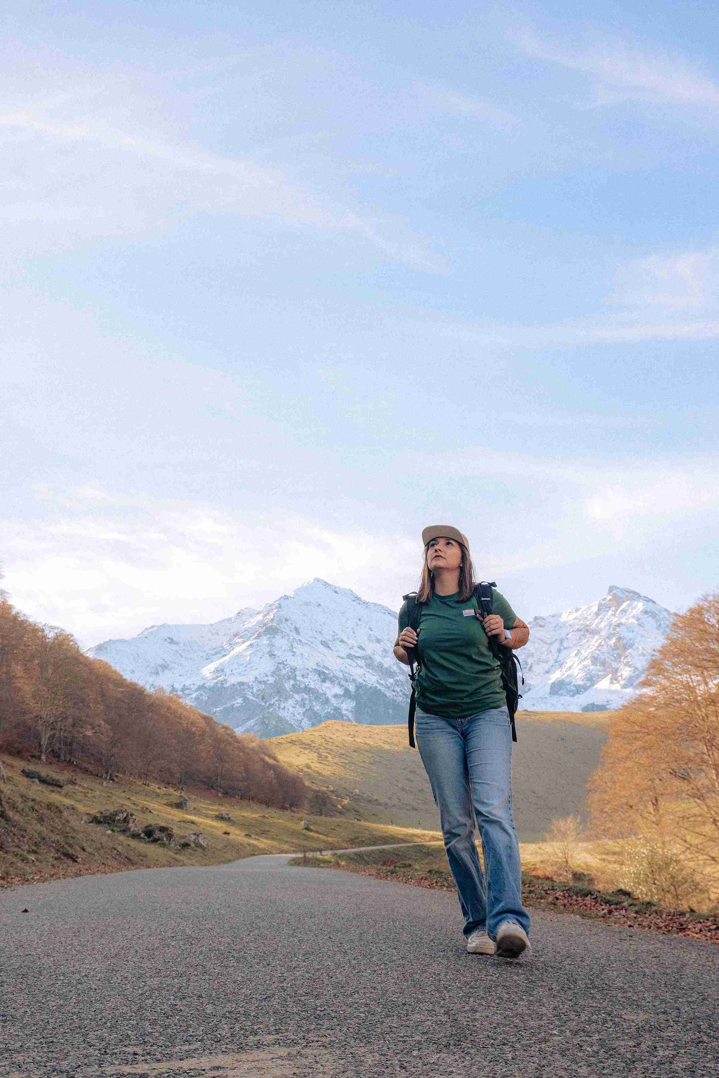 T-shirt Sunrise vert sapin