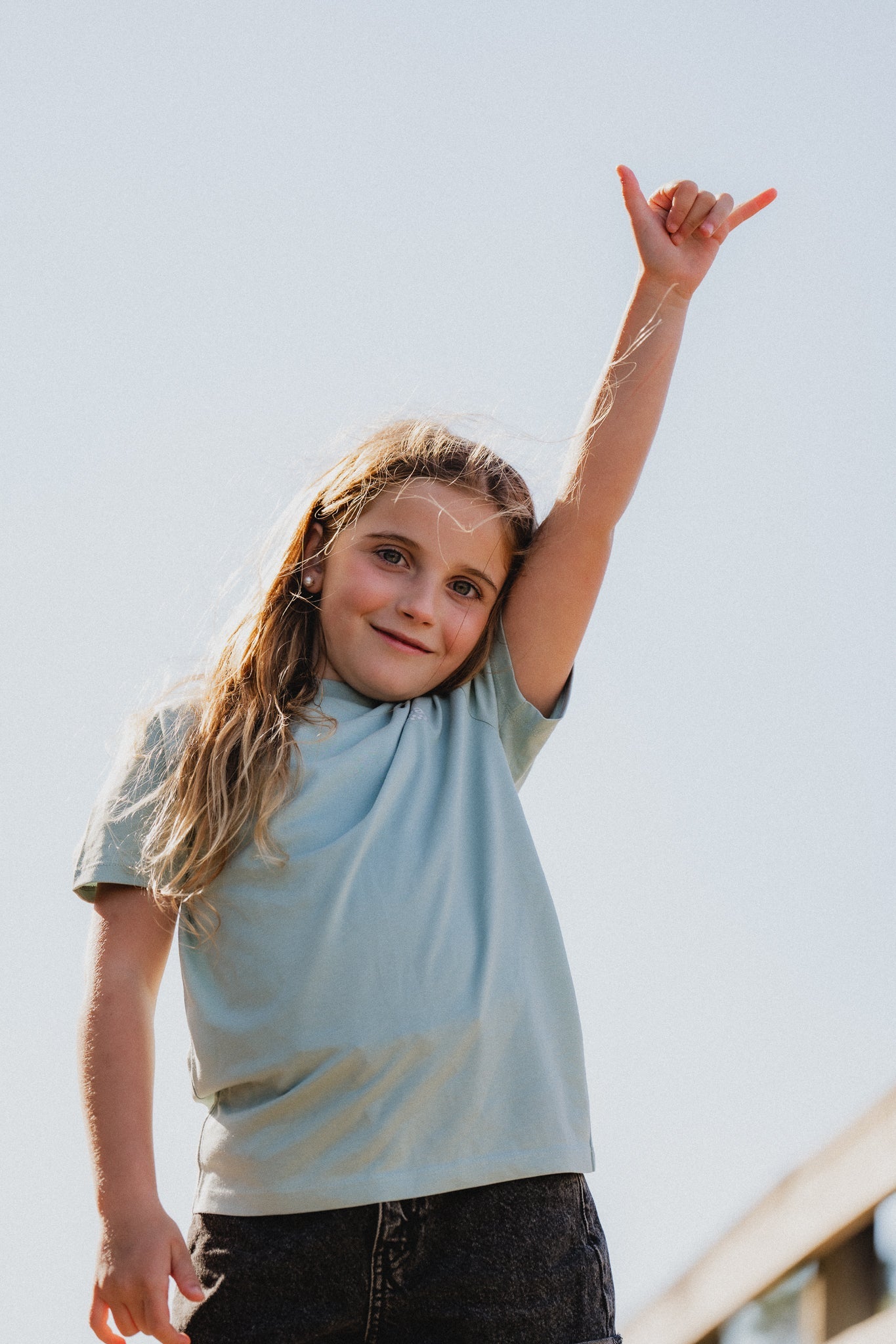 T-shirt enfant vert Bali Waïloa