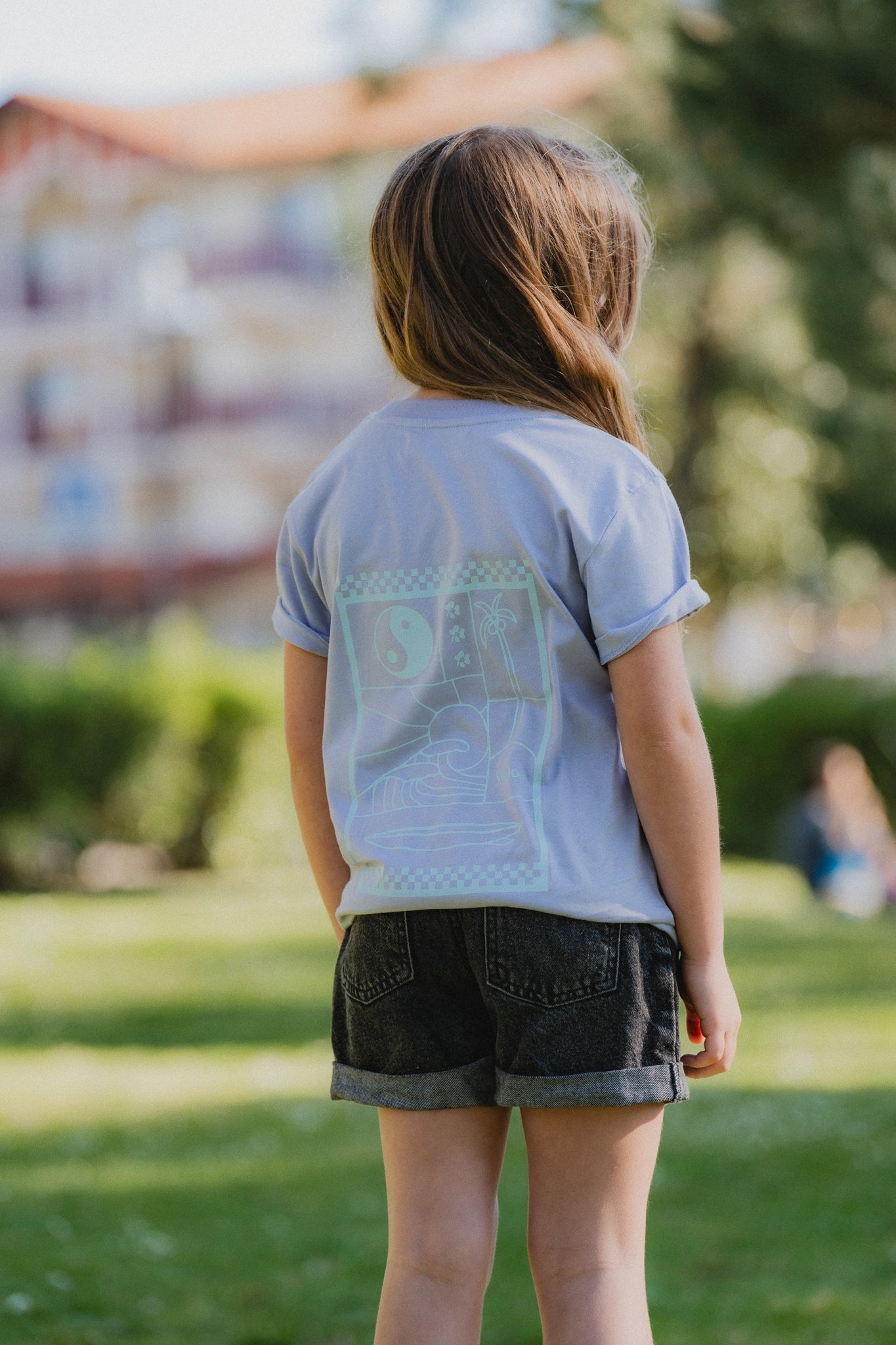 T-shirt enfant violet Bali Waïloa