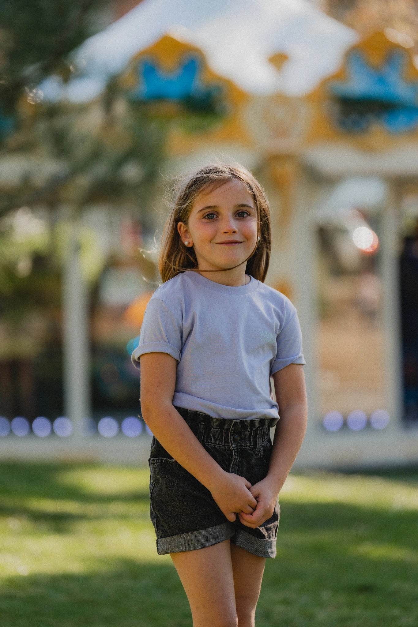 T-shirt enfant violet Bali Waïloa