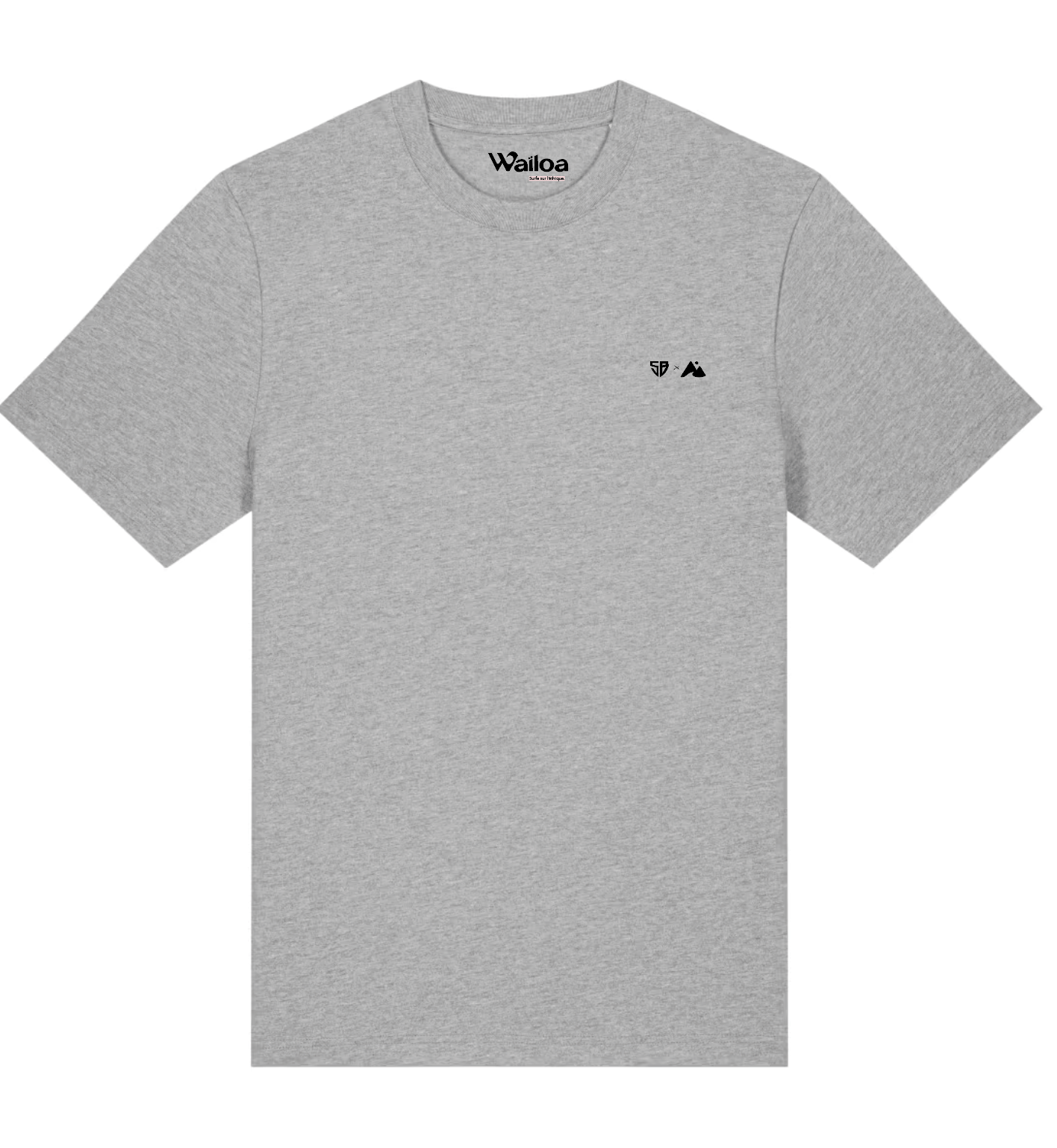 T-shirt oversize Capsule gris Stade B Waïloa