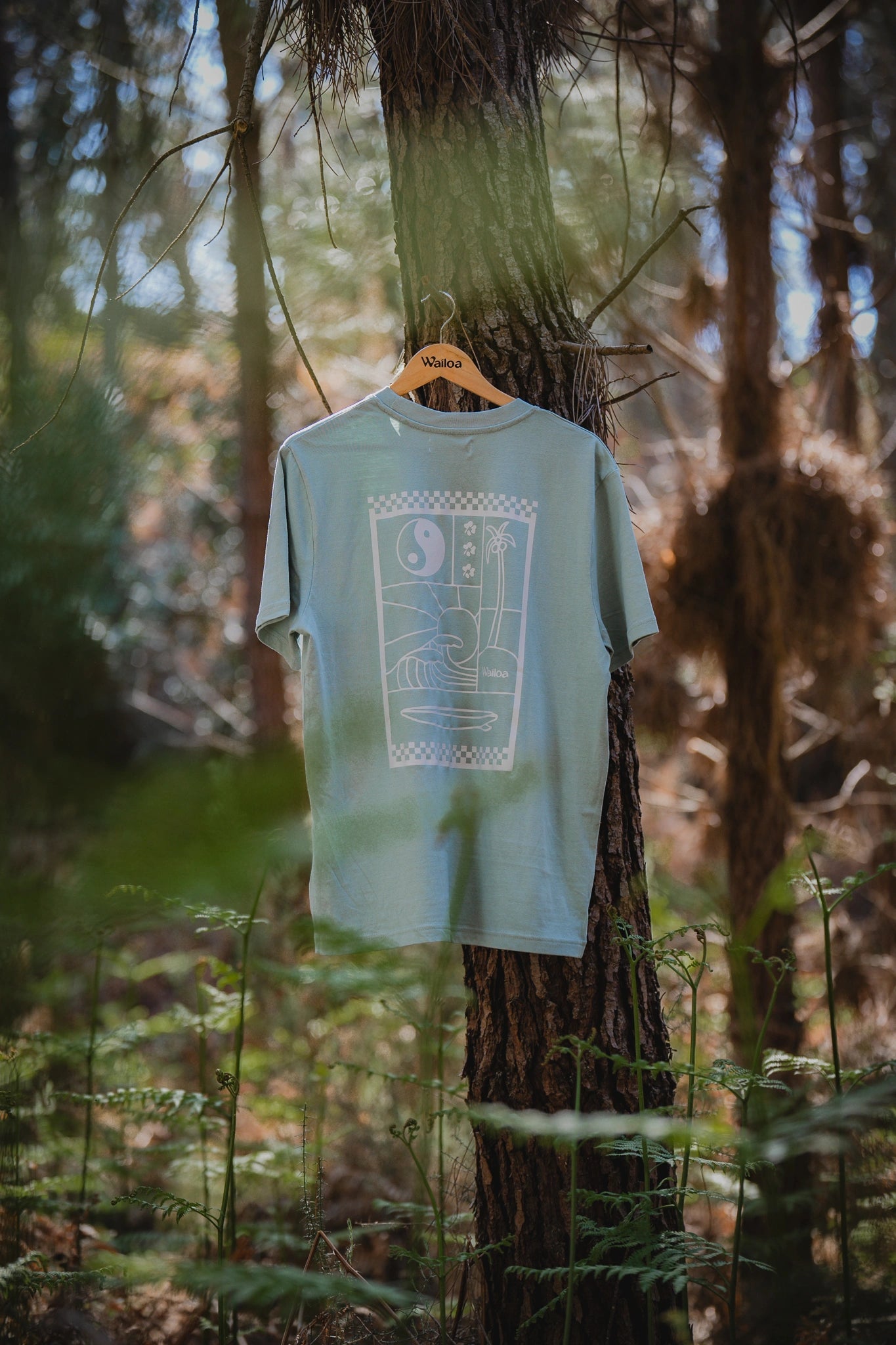 T-shirt vert Bali Waïloa