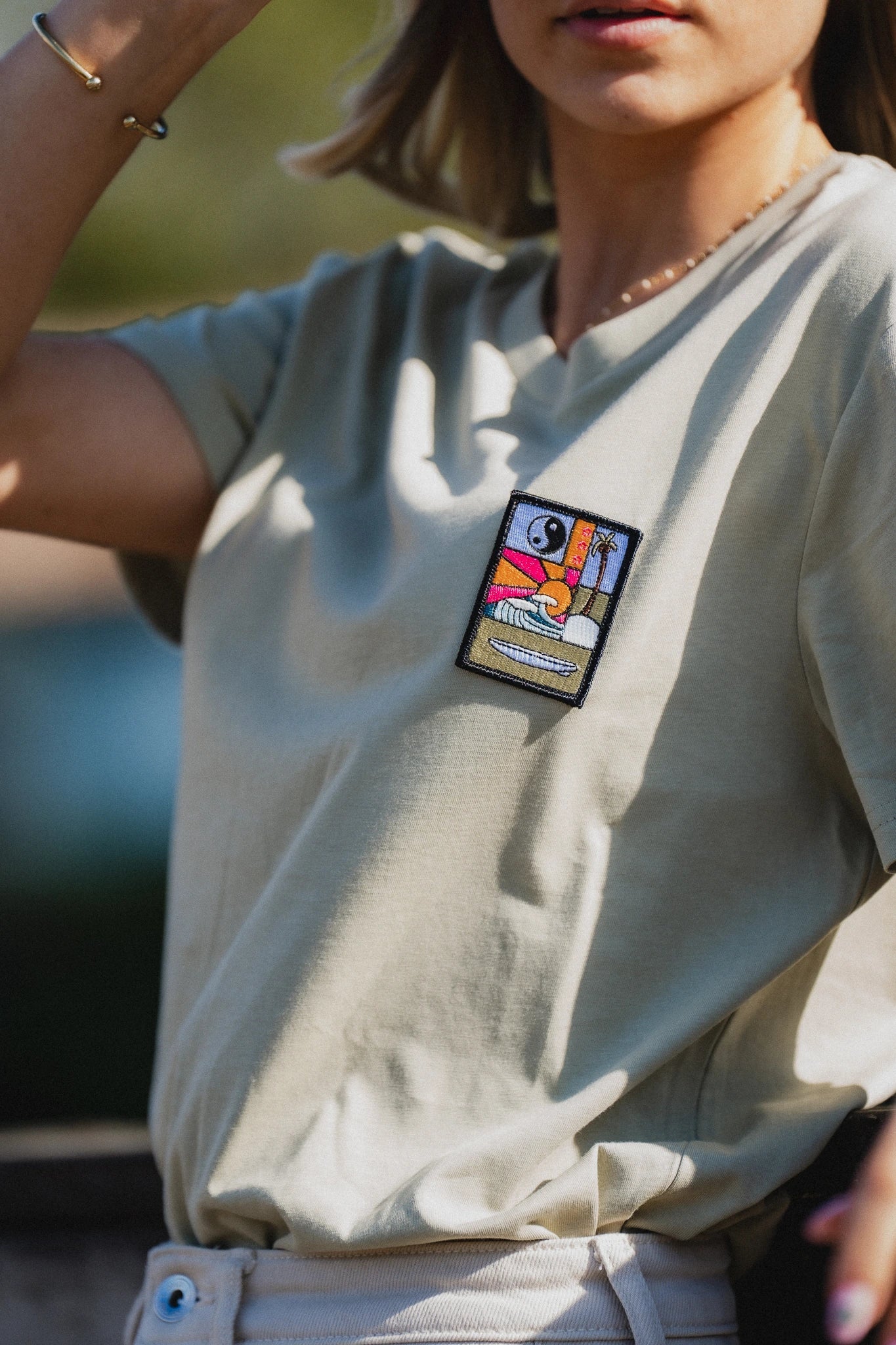 T-shirt vert Yana Waïloa