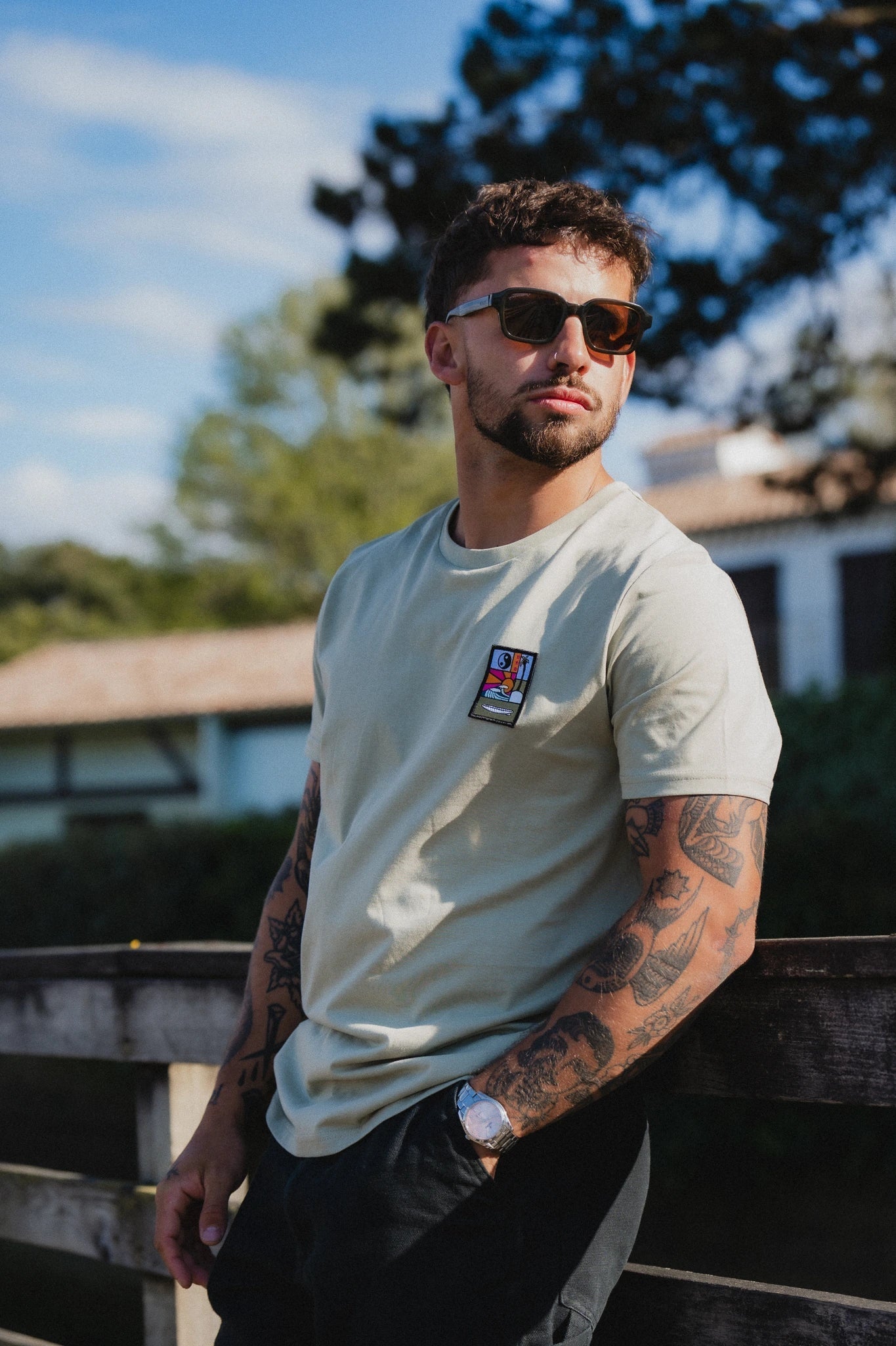 T-shirt vert Yana Waïloa