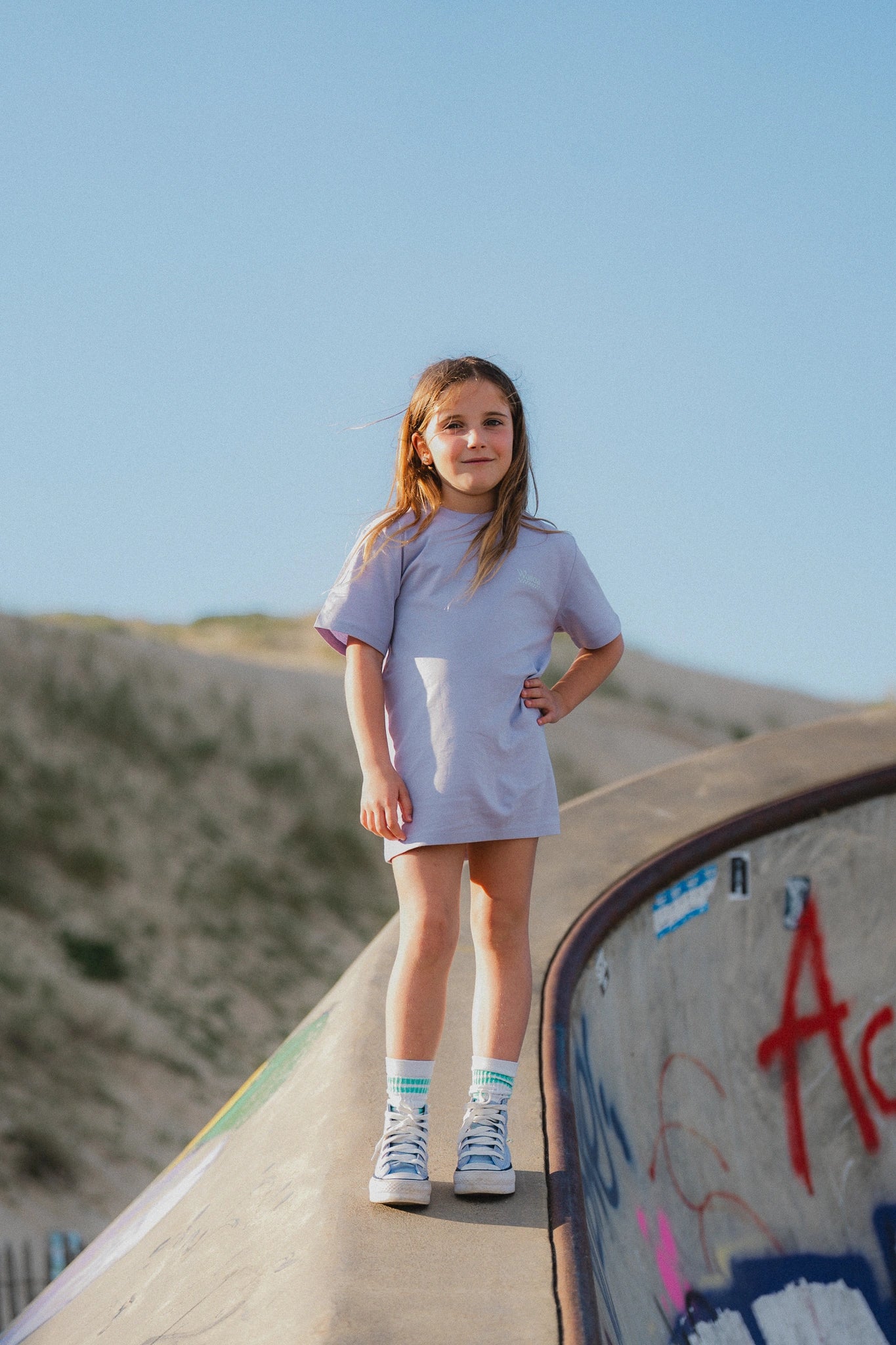 T-shirt enfant violet Bali