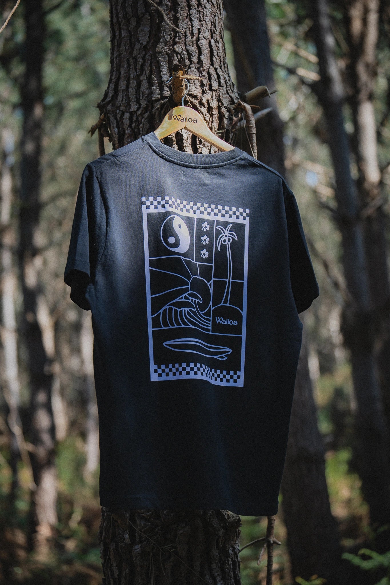 T-shirt noir Bali