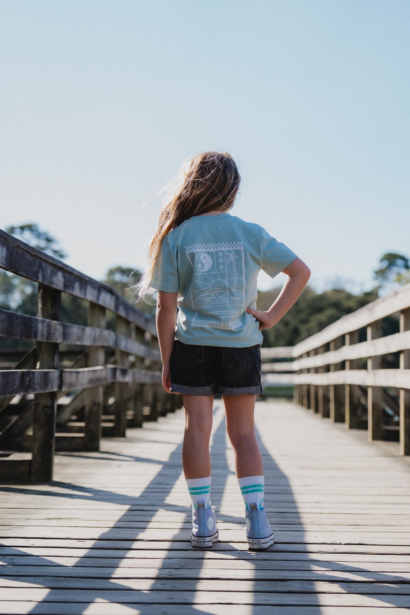 T-shirt enfant vert Bali