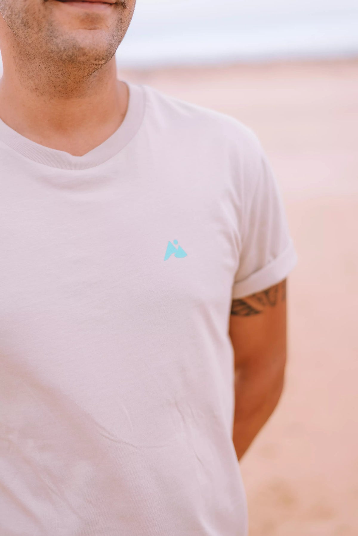 T-shirt surf ocre