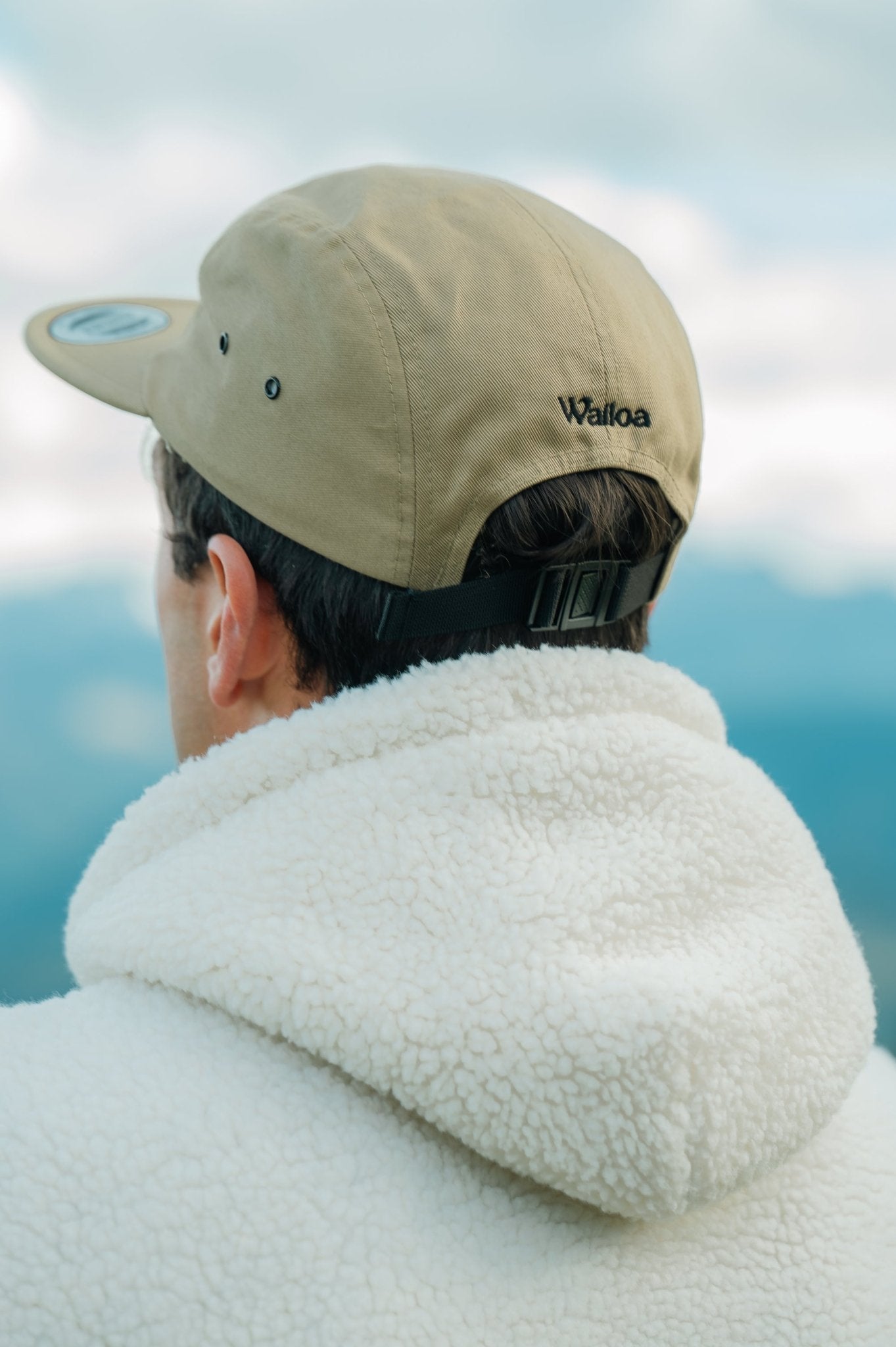 Casquette 5panel beige/noir - Waïloa