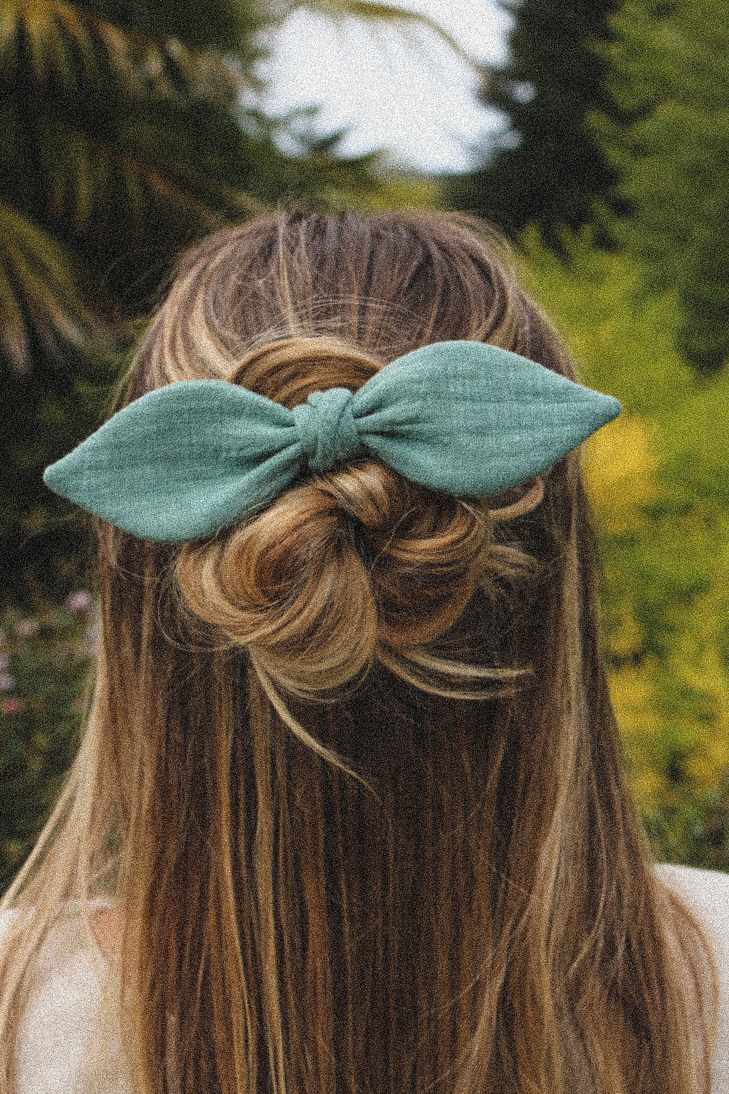 Élastique à noeud vert mousse - Waïloa