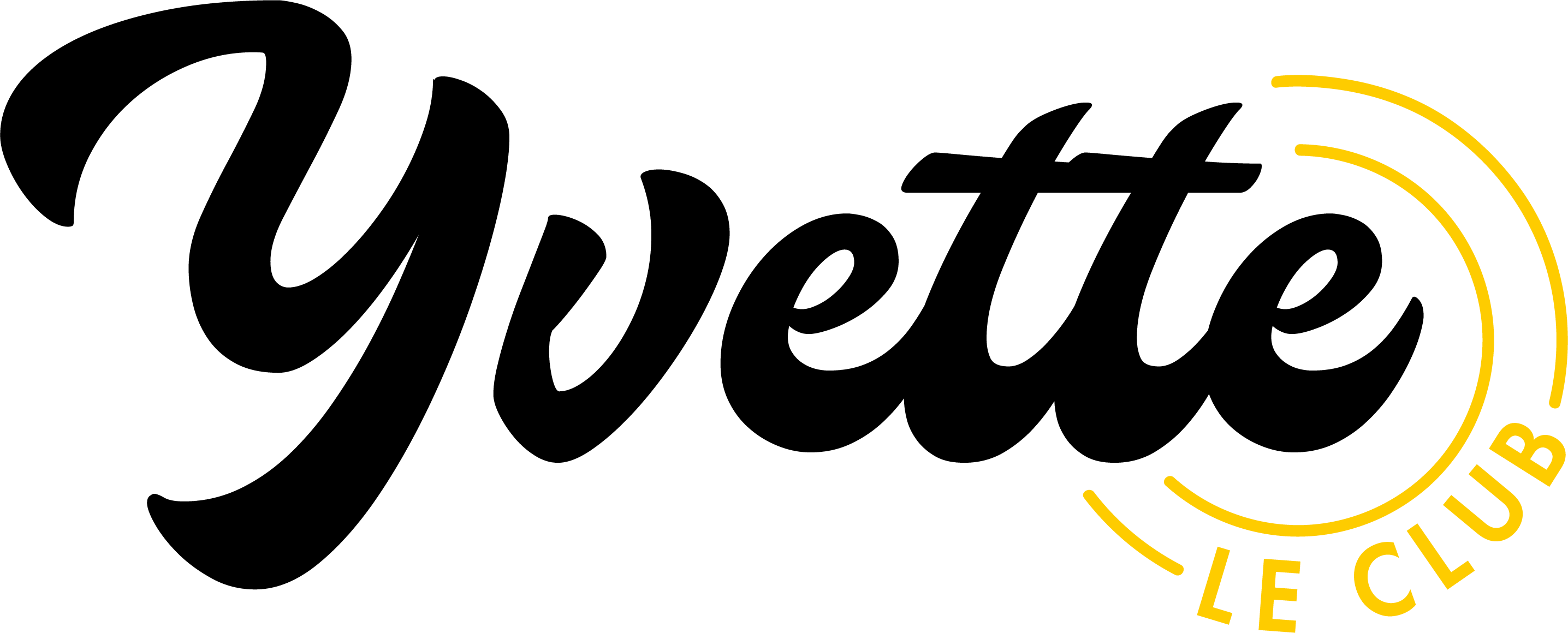 Logo en toute lettre du magazine Yvette mag.