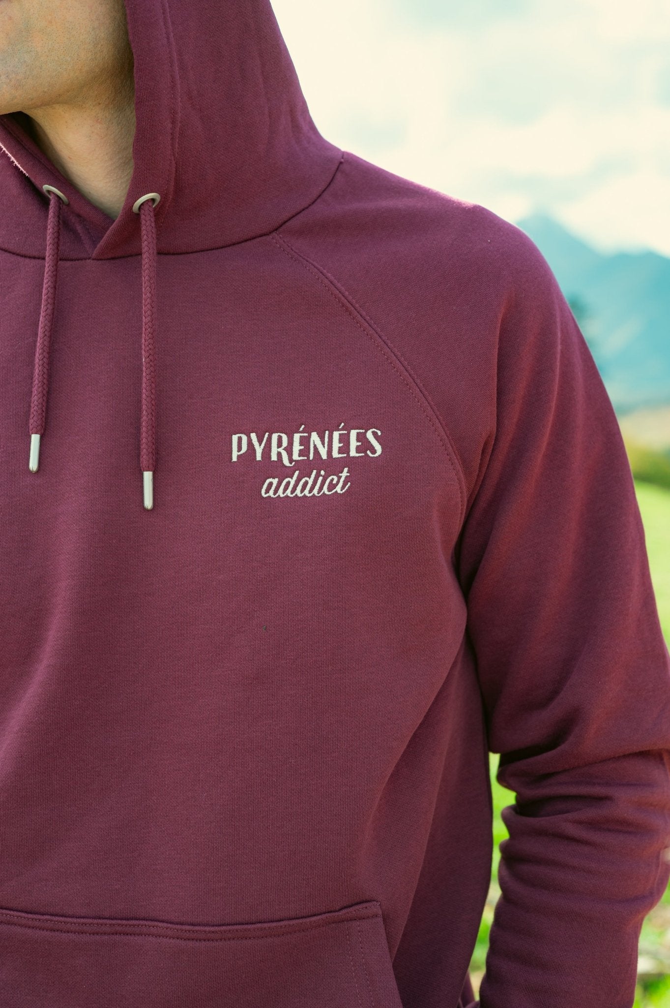 Sweat à capuche bio Pyrénées Addict - Waïloa