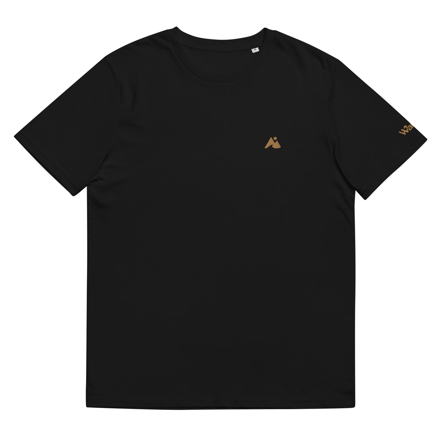 T-shirt unisex coton bio logo Waïloa doré brodé